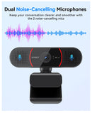Webcam EMEET C960 4K – USB com Tripé, Autofoco e Microfone Integrado para Streaming e Videoconferências