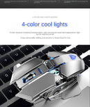 Mouse Sem Fio SC300 SSMMDZ – Recarregável, Silencioso, 6400 DPI, Luzes Coloridas, Para Notebook e Desktop