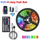 1-30m/100ft Luz de Tira LED USB RGB com Bluetooth, Controle por Toque e App – Backlight para TV e Decoração de Quarto