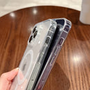 Capa Magnética Transparente Magesafe QIXTWO – Carregamento Sem Fio, Anti-Choque e Anti-Riscos para iPhone 11–17