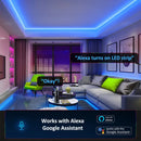 TUYA LED Strip Lights WS2812 RGBIC – Tira de LED Endereçável com Efeito Perseguidor, Wi-Fi, USB 5V, Smartlife Dreamcolor
