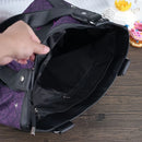 Bolsa Feminina MINISO Sanrio Hello Kitty – Vintage Roxa Y2K, Estilo Gótico Multifuncional