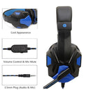 Fone de Ouvido Gamer Virwir – Com Fio 3,5mm, Microfone Ajustável, Bass Stereo, Compatível com PS4/PS5, Xbox, Smartphone e PC