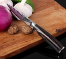 Faca de Cozinha Laser Damascus InLeung | Cutelo, Chef, Carne, Frutas e Pão | Faca Multifuncional para Barbecue e Preparos Domésticos