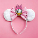 Tiaras com Orelhas do Mickey e Laços Disney – Acessórios de Cabelo para Bebês, Crianças e Adultos