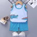 Conjunto Infantil em Algodão – Camiseta Regata e Shorts para Meninos e Meninas | Moda Verão