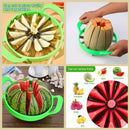 Cortador Manual de Melancia em Aço Inoxidável | Fatiador de Frutas Grande e Criativo com Design Ergonômico e Economia de Esforço