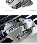 Mouse Sem Fio SC300 SSMMDZ – Recarregável, Silencioso, 6400 DPI, Luzes Coloridas, Para Notebook e Desktop