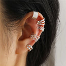 Ear Cuffs Femininos KOTiK 2025 – Brincos de Clipe Sem Furo com Zircônia Cúbica, Modernos e Geométricos