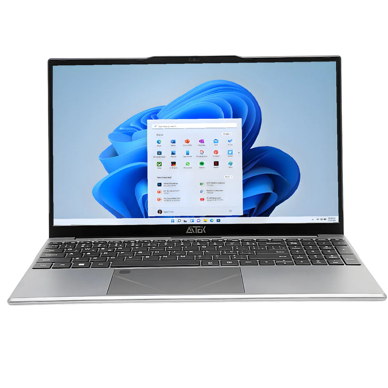 Notebook 15,6” NANU SHOP – Full HD IPS Touchscreen, Intel N5095, 16GB RAM, 512GB SSD, Windows 11 Pro