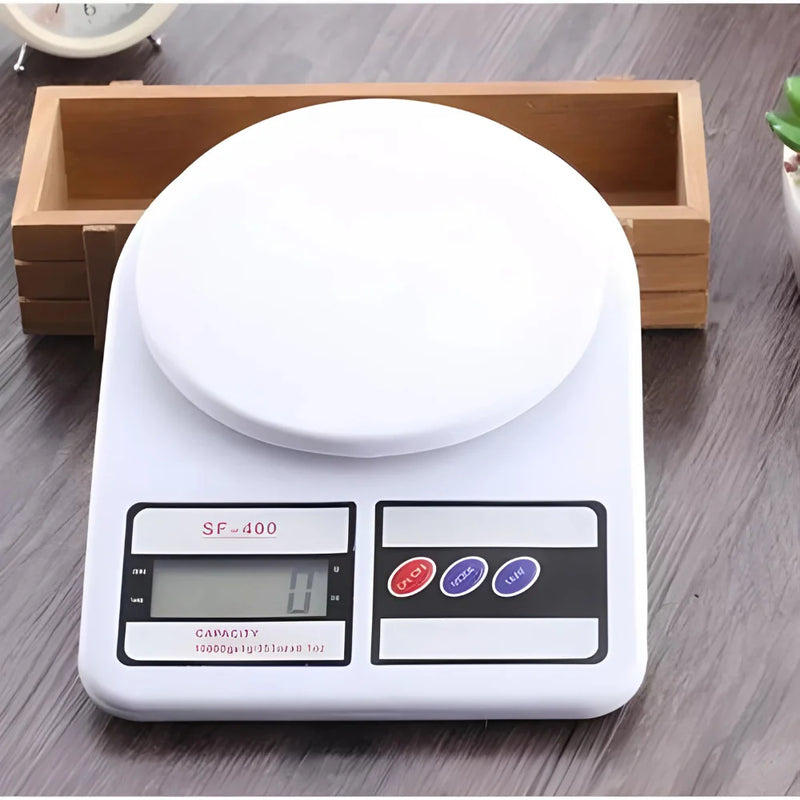 Balança Digital de Cozinha de Alta Precisão 10 kg | Display LCD e Desligamento Automático