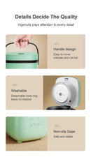 Mini Panela Elétrica de Arroz BALASHOV | Cozinha Doméstica para 1-2 Pessoas | Panela de 1,2L com Função de Aquecimento e Vaporizador