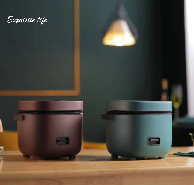 Mini Panela Elétrica de Arroz BALASHOV | Cozinha Doméstica para 1-2 Pessoas | Panela de 1,2L com Função de Aquecimento e Vaporizador