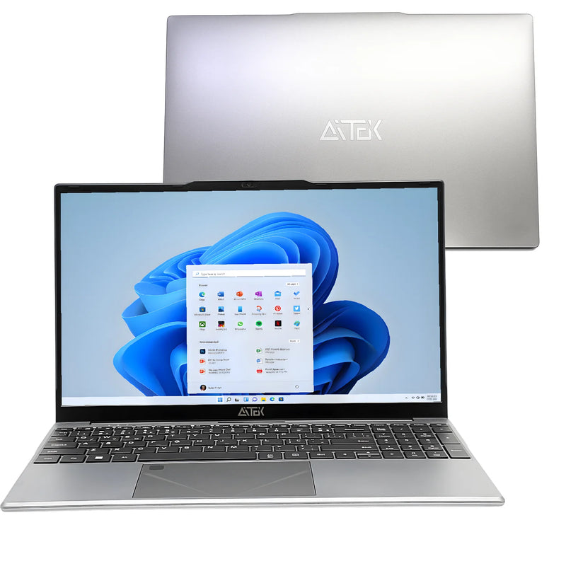 Notebook 15,6” NANU SHOP – Full HD IPS Touchscreen, Intel N5095, 16GB RAM, 512GB SSD, Windows 11 Pro