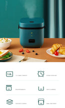 Mini Panela Elétrica de Arroz BALASHOV | Cozinha Doméstica para 1-2 Pessoas | Panela de 1,2L com Função de Aquecimento e Vaporizador