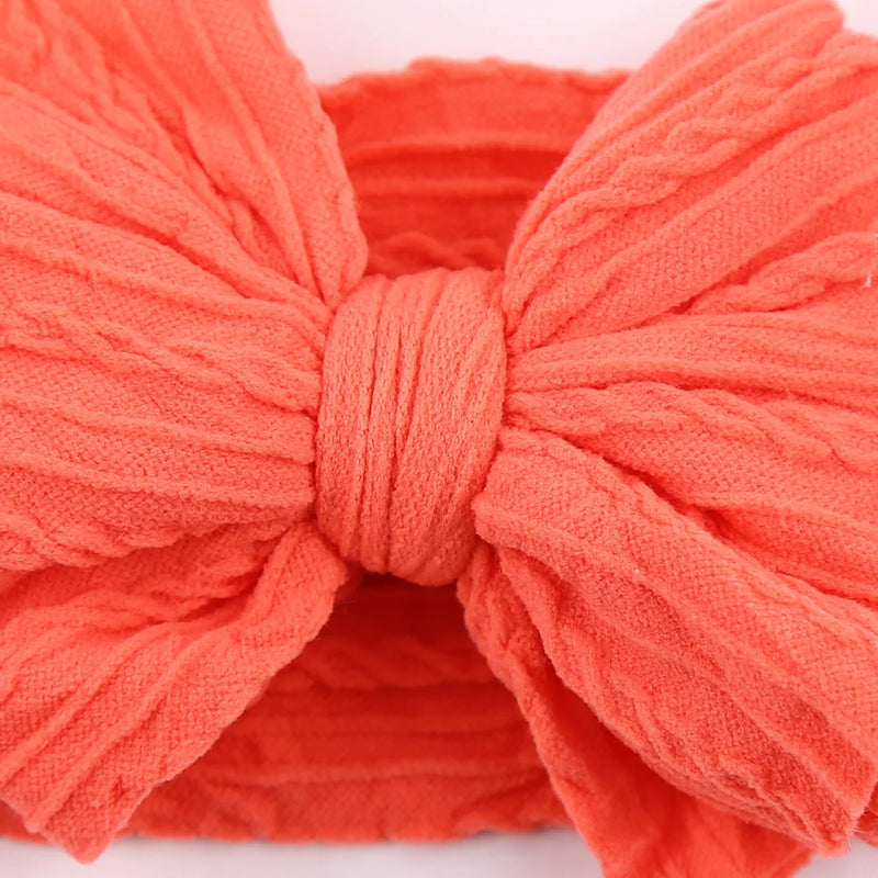 Tiarra Infantil QueenBaby com Laço em Nylon | Headband Elástico para Bebês e Crianças (0-5T)