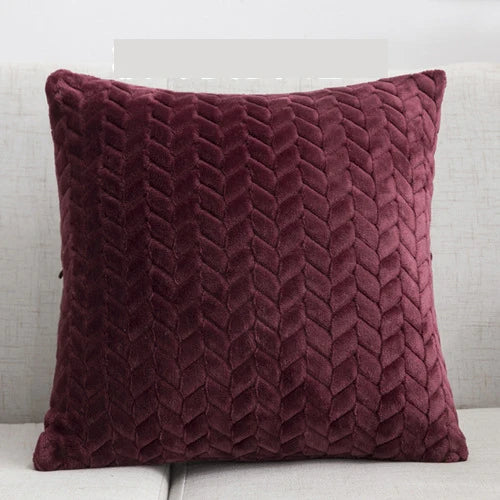 Capa de Almofada de Pelúcia Macia | Decoração de Sala, Quarto e Sofá