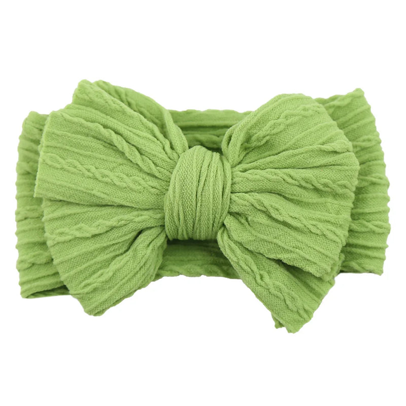 Tiarra Infantil QueenBaby com Laço em Nylon | Headband Elástico para Bebês e Crianças (0-5T)