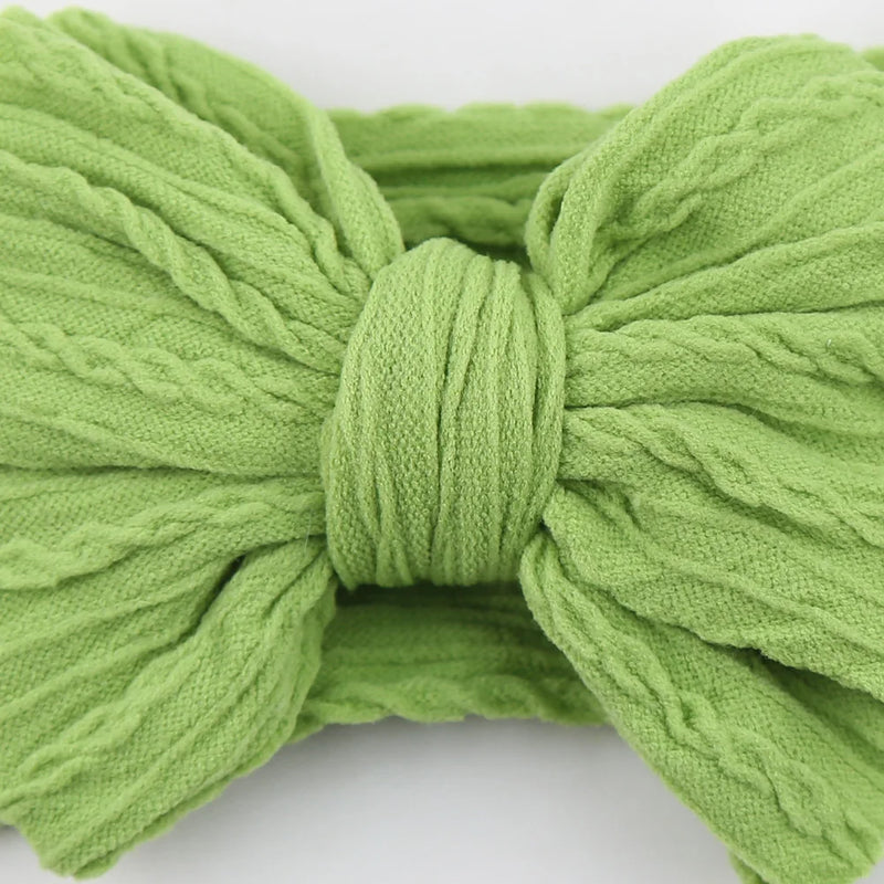 Tiarra Infantil QueenBaby com Laço em Nylon | Headband Elástico para Bebês e Crianças (0-5T)