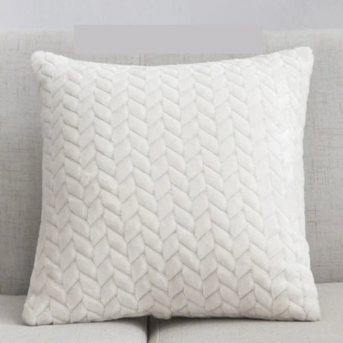 Capa de Almofada de Pelúcia Macia | Decoração de Sala, Quarto e Sofá