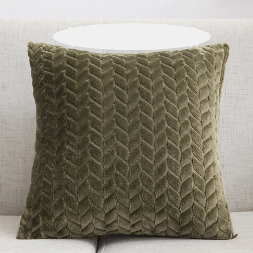 Capa de Almofada de Pelúcia Macia | Decoração de Sala, Quarto e Sofá
