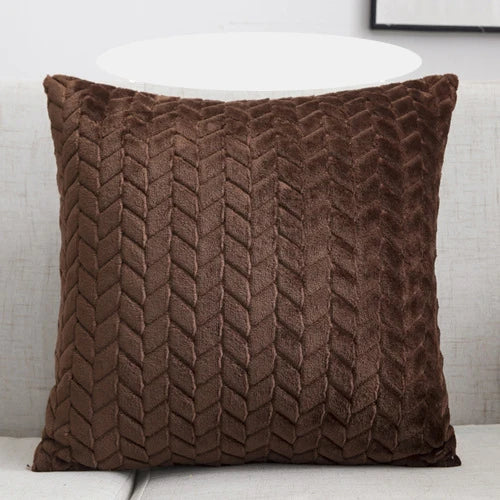 Capa de Almofada de Pelúcia Macia | Decoração de Sala, Quarto e Sofá