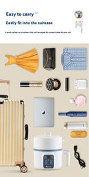 Panela Elétrica Multifuncional 2025 | Antiaderente, 1,5L–2L | Cozimento, Arroz, Sopas e Ensopados