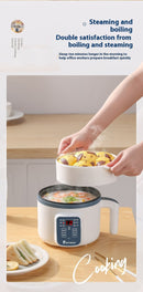 Panela Elétrica Multifuncional 2025 | Antiaderente, 1,5L–2L | Cozimento, Arroz, Sopas e Ensopados