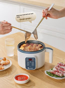 Panela Elétrica Multifuncional 2025 | Antiaderente, 1,5L–2L | Cozimento, Arroz, Sopas e Ensopados
