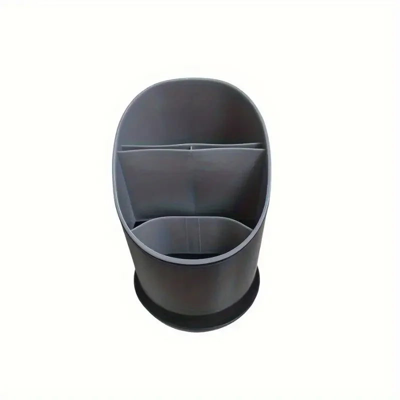 Suporte para Pauzinhos de Cozinha | Organizador com Placa de Drenagem e Suporte para Talheres | Rack de Armazenamento Doméstico