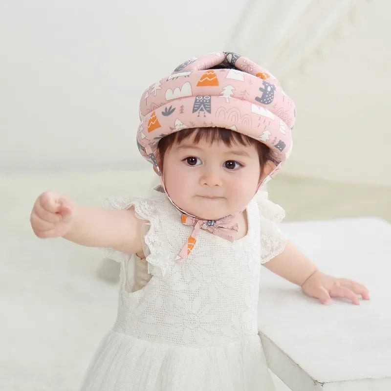 Capacete de Segurança Infantil Anti-Queda – Proteção de Cabeça para Bebês e Toddlers (1 a 3 anos)