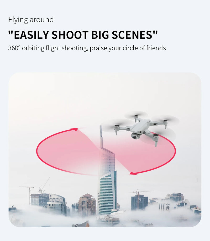 L900 Pro GPS Drone 4K – Quadcopter Profissional com Câmera Dupla, WiFi 5G, Motor Brushless e Alcance de 1,2KM