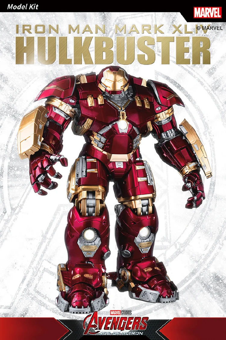 Action Figure Iron Man Anti-Hulk – Modelo Montável de 18 Polegadas com LED para Meninos