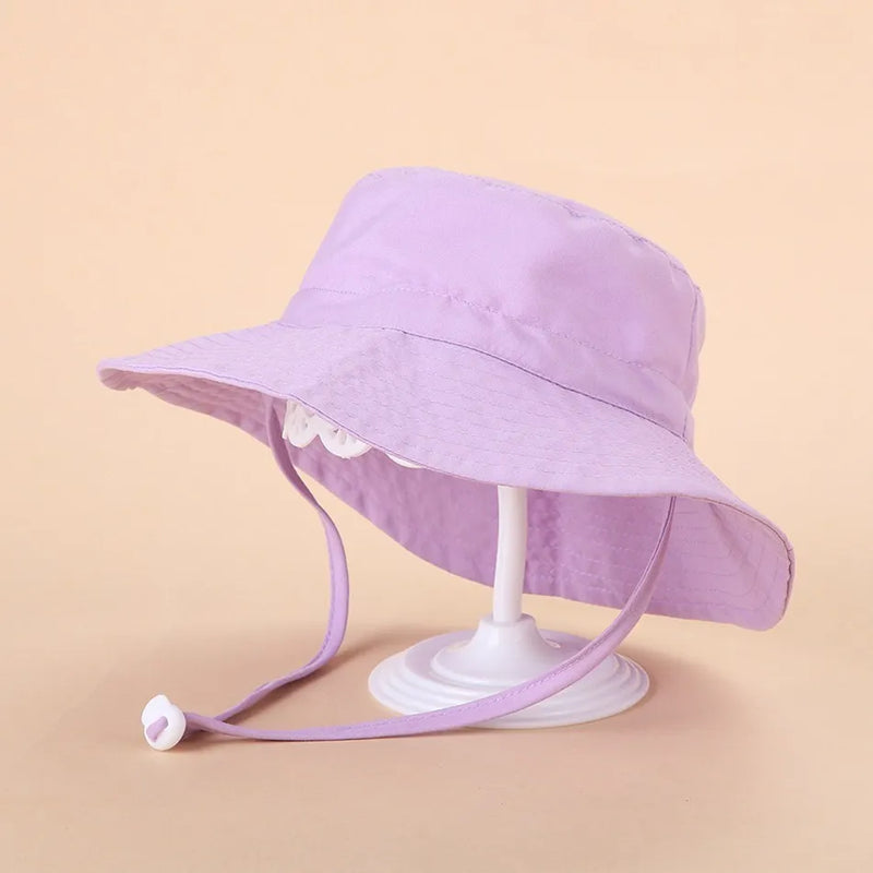 Chapéu Infantil Unissex Estilo Pescador – Proteção Solar com Orelhinhas, para Bebês e Crianças (0 a 8 anos)