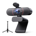 Webcam EMEET C960 4K – USB com Tripé, Autofoco e Microfone Integrado para Streaming e Videoconferências
