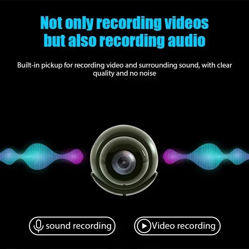 Mini Câmera X5 – 1080P Full HD, Visão Noturna, Detecção de Movimento e Conectividade Wireless