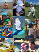 Chapéu de Sol Infantil Ajustável – Proteção Solar FPS 50+ para Bebês e Crianças