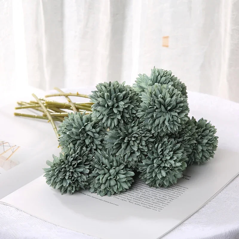 Buquê de Hortênsias Artificiais 5 Peças | Decoração de Casa, Quarto e Casamento