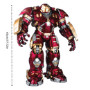 Action Figure Iron Man Anti-Hulk – Modelo Montável de 18 Polegadas com LED para Meninos