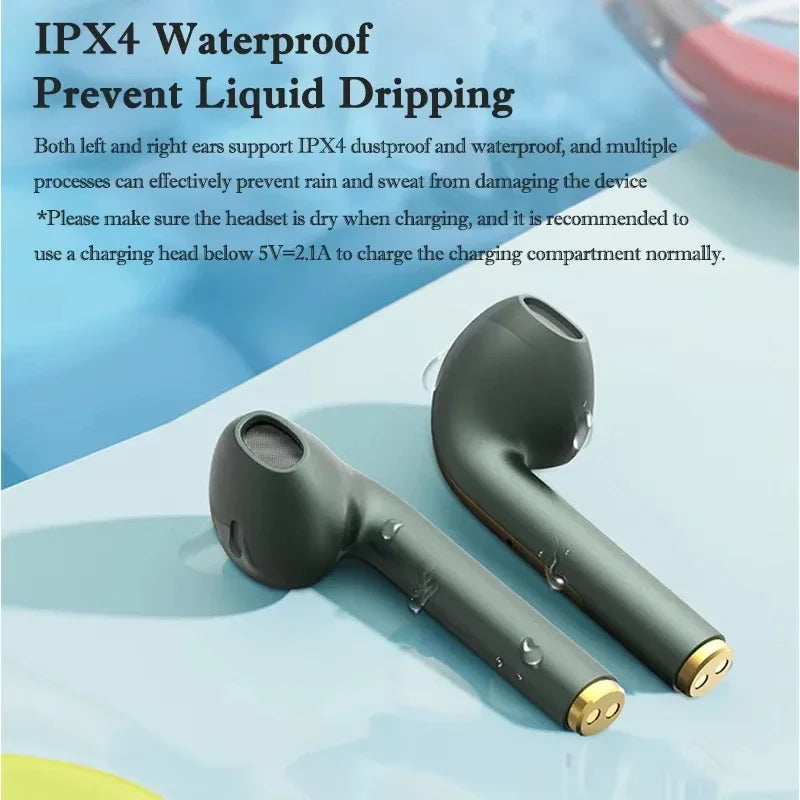 Fones de Ouvido Xiaomi J18 Sem Fio Bluetooth HiFi – In Ear, Cancelamento de Ruído, Microfone, À Prova d’Água