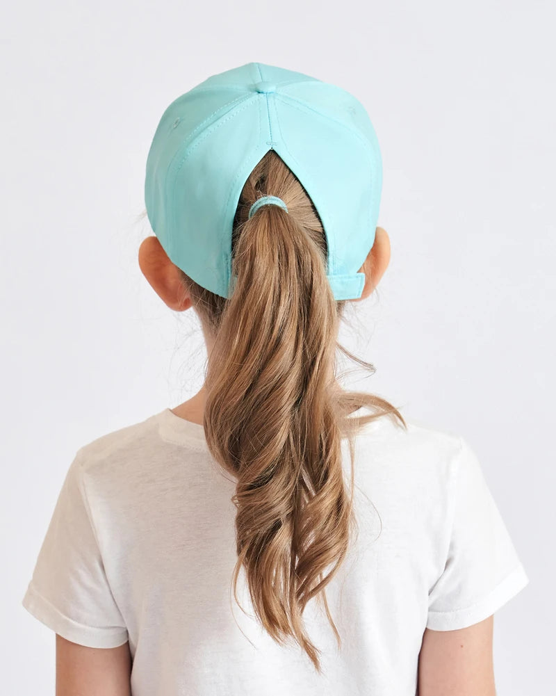 Boné Infantil de Beisebol Ajustável para Meninas – Chapéu de Sol Esportivo de Verão (53/56cm)