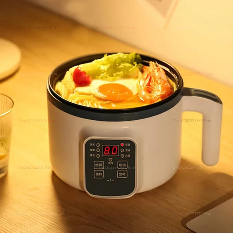 Panela Elétrica Multifuncional 2025 | Antiaderente, 1,5L–2L | Cozimento, Arroz, Sopas e Ensopados