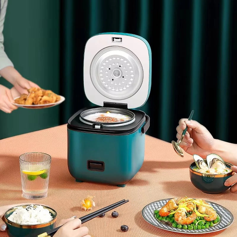 Mini Panela Elétrica de Arroz BALASHOV | Cozinha Doméstica para 1-2 Pessoas | Panela de 1,2L com Função de Aquecimento e Vaporizador