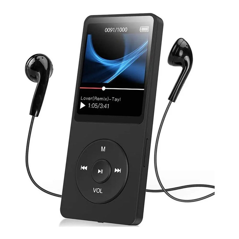 NVPONE – MP4/MP3 Player Bluetooth com Tela TFT LCD, Suporte a TF Card, Leitor de E-books e Gravador de Áudio
