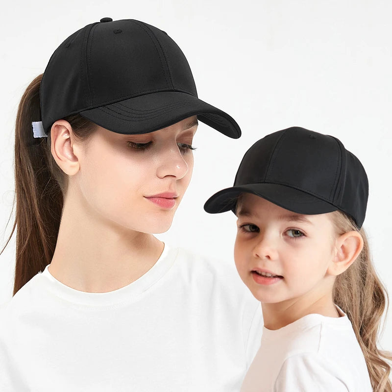 Boné Infantil de Beisebol Ajustável para Meninas – Chapéu de Sol Esportivo de Verão (53/56cm)
