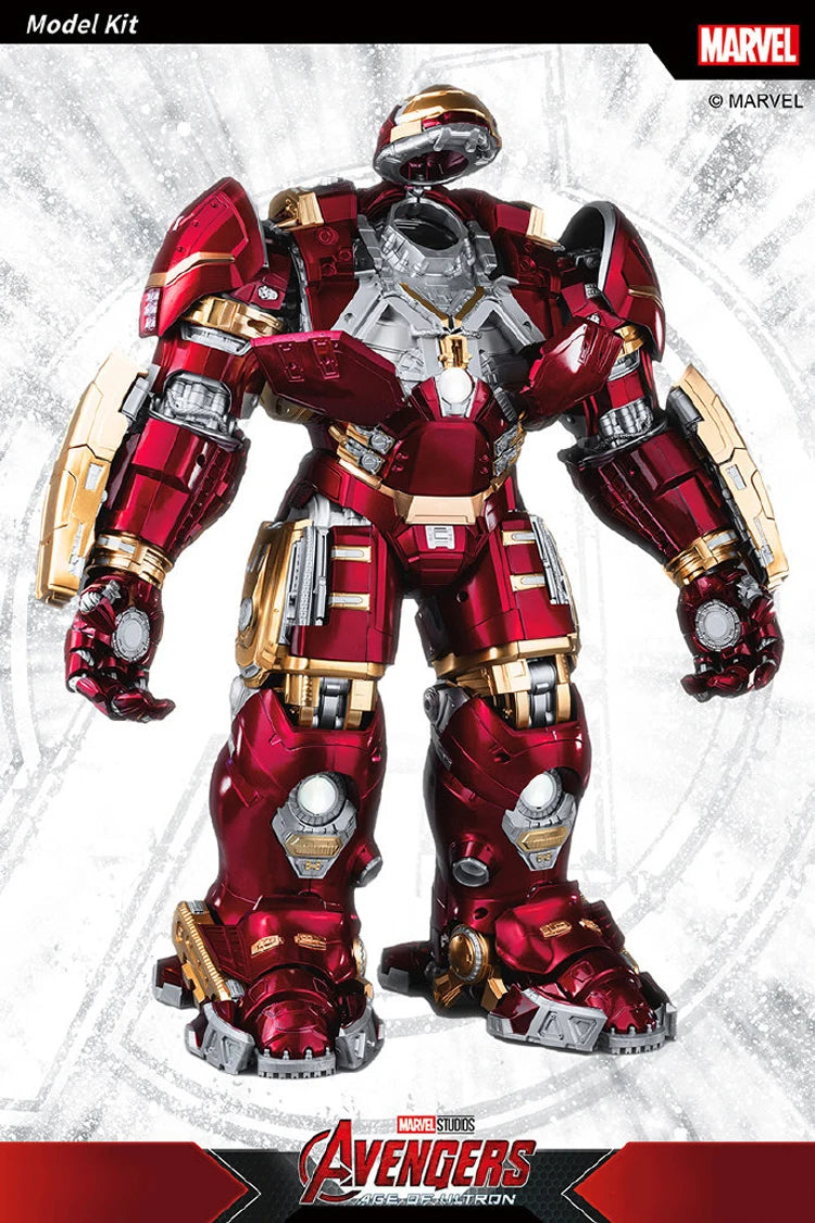Action Figure Iron Man Anti-Hulk – Modelo Montável de 18 Polegadas com LED para Meninos