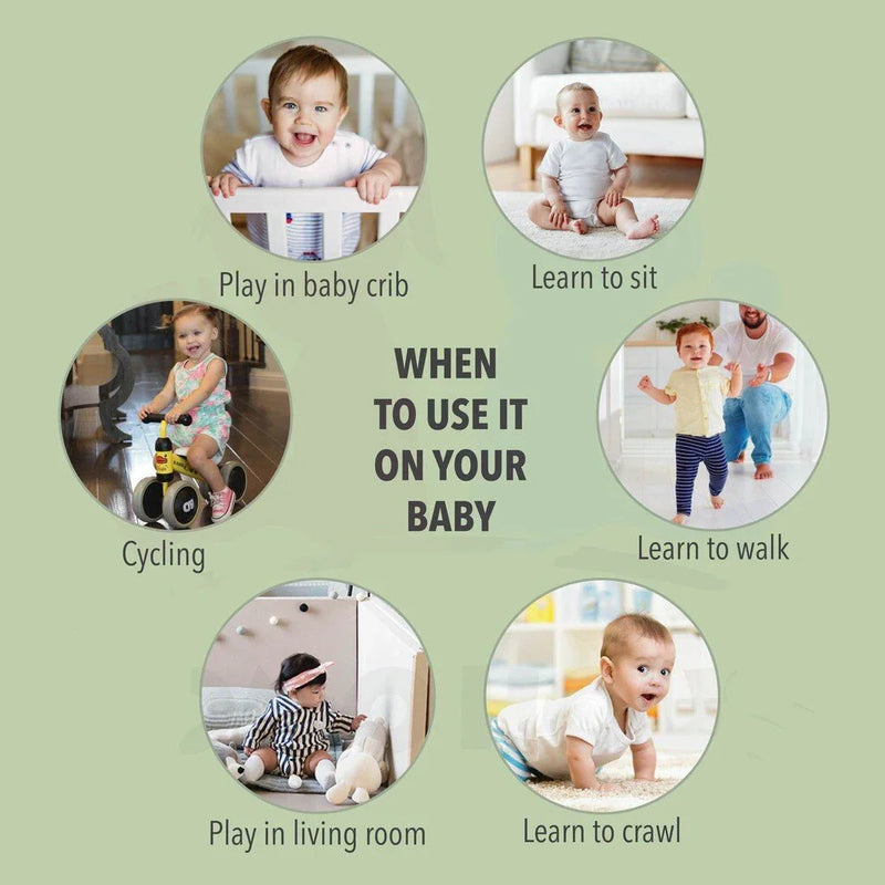 Capacete de Segurança Infantil Anti-Queda – Proteção de Cabeça para Bebês e Toddlers (1 a 3 anos)