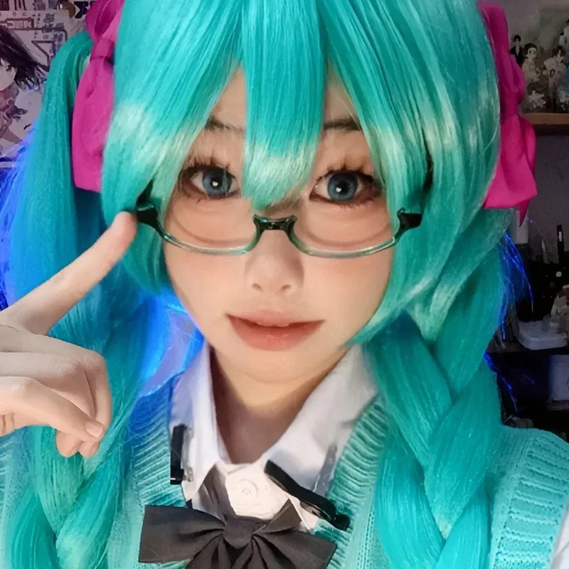 Óculos de Cosplay Kamishiro Rize / Akemi Homura | Acessório de Moda Redondo Sem Lentes