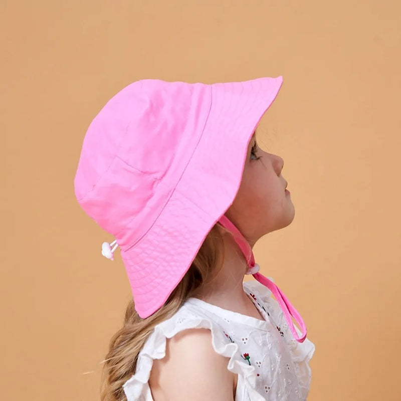 Chapéu Infantil Unissex Estilo Pescador – Proteção Solar com Orelhinhas, para Bebês e Crianças (0 a 8 anos)