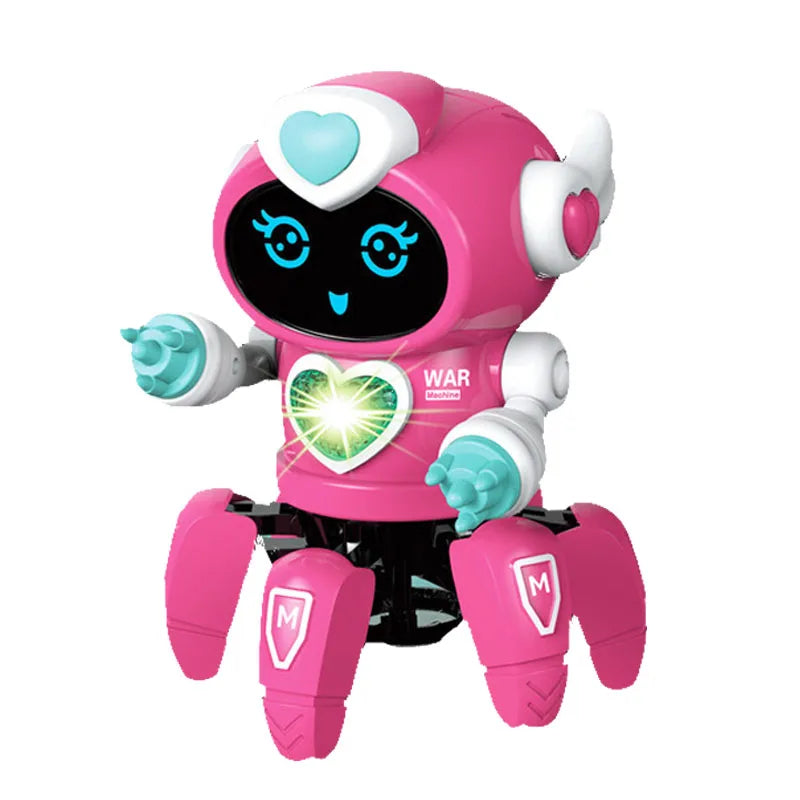 Robô Musical Infantil com Luzes LED – Brinquedo Educativo com Dança e Movimento para Crianças